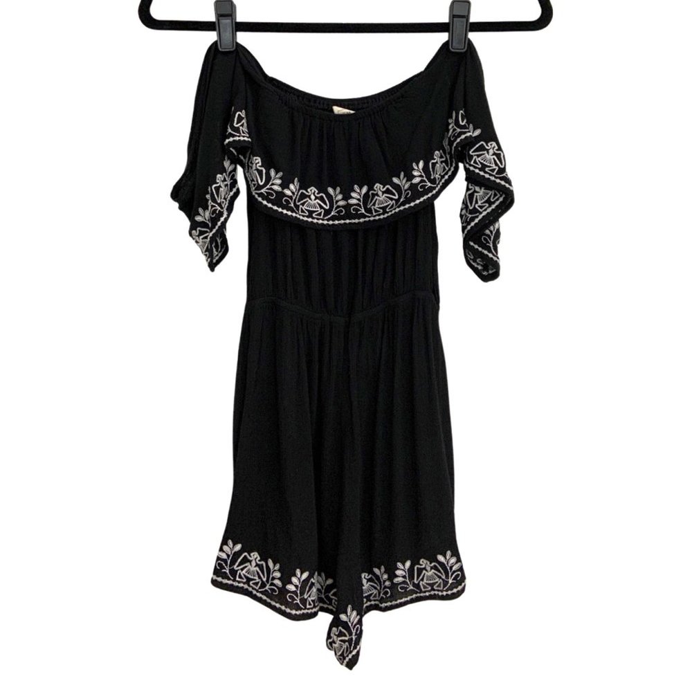 Cold Shoulder Strapless Romper - Picture 2 of 6